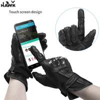 Meilleur prix - Gants de moto en cuir respirant à doigts entiers - Unisexe - Tailles et couleurs personnalisables
