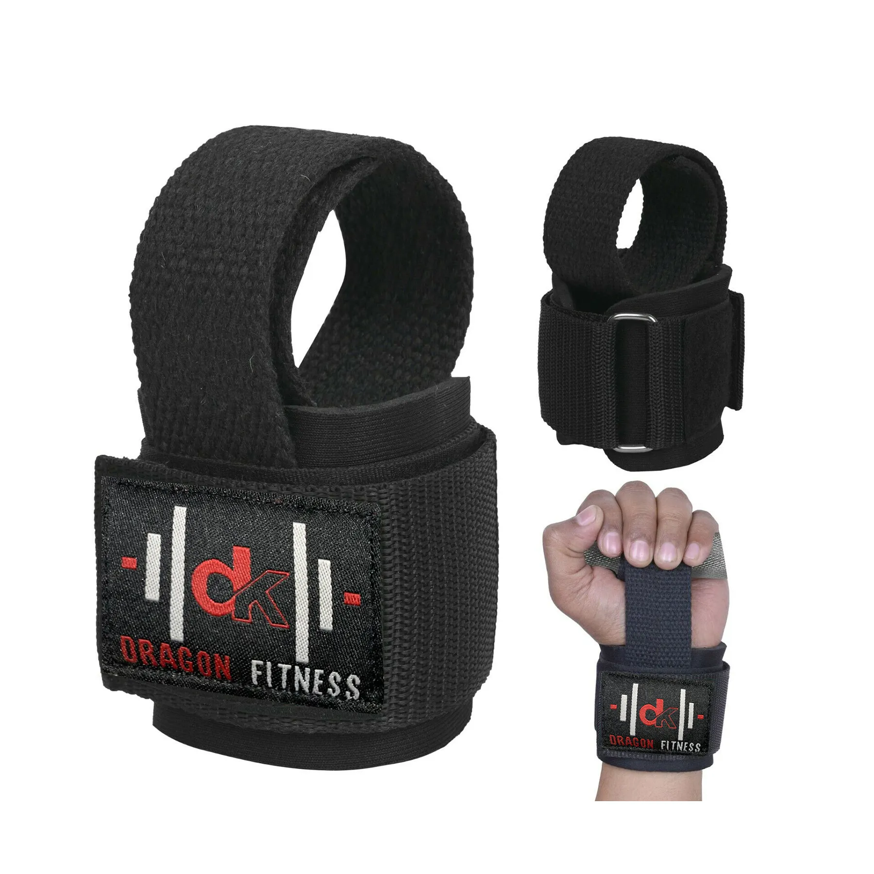 Gym Workout Hand Kick Training Weight Lifting Strap/Hook Bodybuilding Fitness Thick Padded Gloves