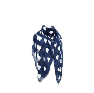 SQ Custom Heart Print Polyester Long Lightweight Scarves-High Impact Great Quality Factory Supply for Outdoor Activities - Product Image 3