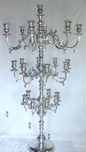 Caliente alto decorativo 19 candelabros de luz aspecto clásico lujos estilo único Bodas de lujo candelabros de pie centro de mesa - Product Image 5