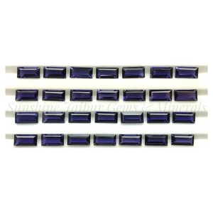 2.50X5mm Baguette Coupe IOLITE Naturelle Prix de Gros Usine Haute Qualité Facettes Pierres Précieuses En Vrac Par Pièce IOLITE NATURELLE - Product Image 1