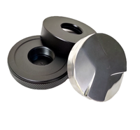 Accessoires pour machine à expresso, ensemble de tampons à café en acier inoxydable, 57,8 mm, usinés CNC, personnalisables, pour barista, usage en café, marque K-Crown