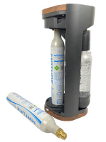 Tanque de CO2 de Alta Presión de Aluminio de 0.6L, Fabricado en Taiwán, con Válvula para Máquina de Refrescos