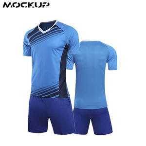 ชุดเสื้อฟุตบอลสำหรับผู้ใหญ่เหมาะกับชายและหญิงแบบมืออาชีพชุดเสื้อทีมพิมพ์ลายด้วยความร้อน100% ผ้าโพลีเอสเตอร์ออกแบบโลโก้ได้ตามต้องการ - Product Image 5