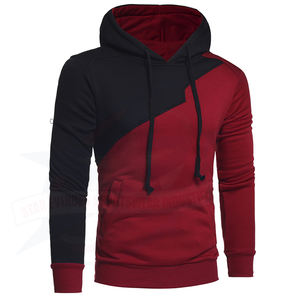 Sweat-shirt à capuche pour homme imprimé bouffant brodé de logo personnalisé Long pull classique avec logo en tissu français 3D sur le devant - Product Image 5