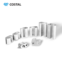 Connecteurs de branche en aluminium de haute qualité, bornes femelles, pureté 99,95 %, certifiés ISO9001, pour câbles d'alimentation, à haute résistance à la fusion, à sertir (Crimp)