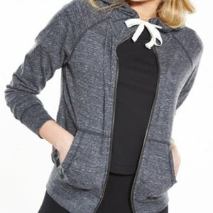 เสื้อฮู้ดสวมหัวผ้าฝ้ายสำหรับผู้หญิงขนาดใหญ่พิเศษมีซิปด้านหน้าซักแบบลำลองสำหรับฤดูใบไม้ร่วง - Product Image 4