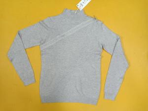 Overrun ropa etiquetas de marca mujeres señoras pulóver prendas de punto manga larga Casual Oficina señora suéteres invierno cremallera - Product Image 2