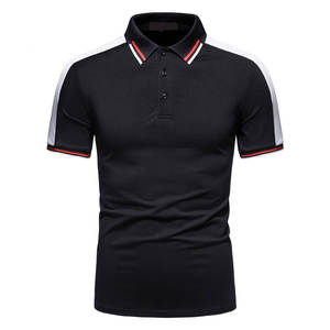 Top Quality Different Design OEM Slim Fit Contrast Color Men Polo Shirts In Wholesale Price - Product Image 6