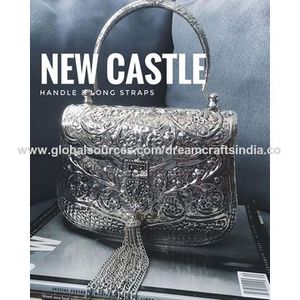 Bolso de mano de mosaico de Metal para mujer, bolsa de diseñador, gran oferta - Product Image 4