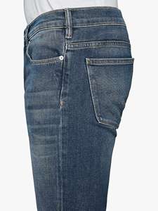 Hot Sell for Patches Straight <b>Jeans</b> <b>Men</b> Stretchy Ripped Damage Fashion Monkey Casual Print Denim Mid Waist Heavyweight - Product Image 5