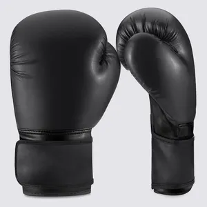 Customized logo Boxing Gloves, PU leather, Ultra-lightweight, Triple-density gel impact protection foam