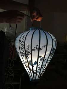 Farol Colgante Plegable Iluminado de Alta Calidad con Tela de Seda Vietnamita +84947900124 - Product Image 4