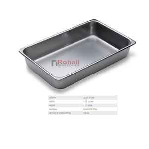 Bandeja de instrumentos médicos autoclavable, acero inoxidable 304 - 316 - Product Image 6