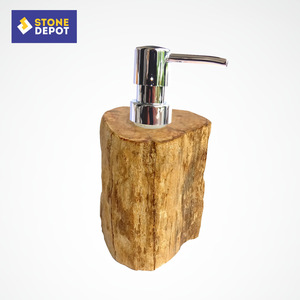 Distributeur de savon en mousse marbré moderne, ensemble de 4 pièces avec logo personnalisé, fixation par ventouse, rechargeable manuellement, pour salles de bain à domicile et hôtels - Product Image 5