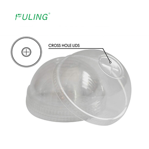 Rõ Ràng Nhựa 78 Mét 92 Mét 98 Mét 107 Mét Rãnh Pet Dome Có Nắp Đậy Với Vòng 1Inch Lỗ - Product Image 3
