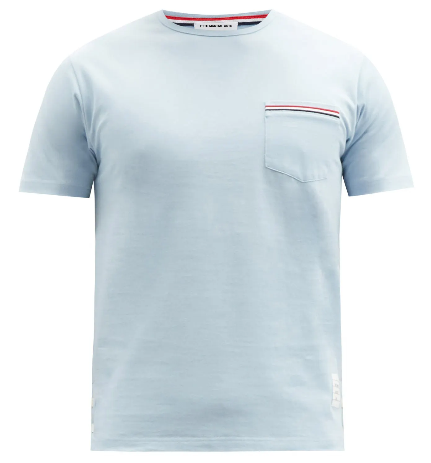 Camiseta masculina lisa de algodão, camiseta casual de alta qualidade para homens, impressão personalizada, 100% algodão, camisetas 2021, atacado, azul claro