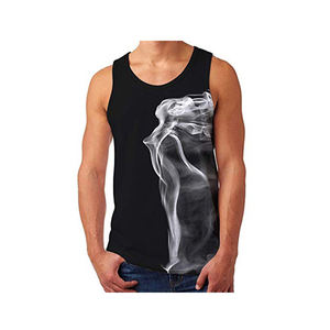 Débardeur d'entraînement musculaire de haute qualité pour hommes imprimé personnalisé respirant Gym Fitness musculation Stringer grande taille tricoté - Product Image 3