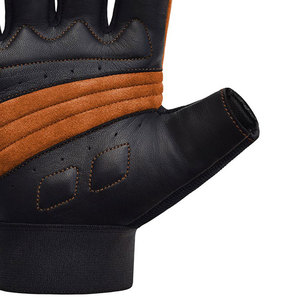 Geo Brother Co New High Quality Leather Weightlifting Gloves Non-Slip Adjustable Wrist <b>Strap</b> for Unisex at Wholesale - Product Image 5