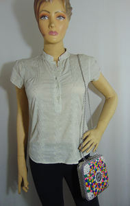 Antiguo mosaico hecho a mano Metal piedra indio étnico bolso de noche fiesta nupcial mujer Sling embrague monedero para regalo - Product Image 5