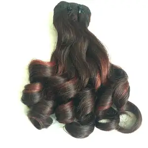 Super Dubbele Fumi Vietnam Inslag Braziliaanse Remy Haar, Onbewerkt Menselijk Haar Onverwerkte 10A Grade Groothandel Menselijk Haar Weave