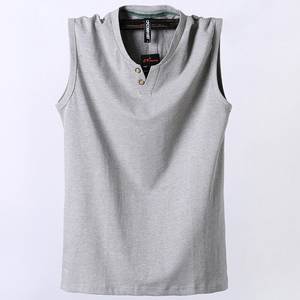 Débardeur de gymnastique à col rond pour hommes vente en gros Débardeurs de musculation Singlet musculaire avec design personnalisé - Product Image 5