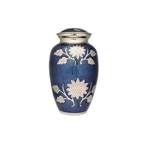 Urnas de cremación con acabado de mármol gris oscuro para cenizas humanas y urnas de entierro de exhibición en el hogar o urnas con acabado de mármol gris de nicho - Product Image 6