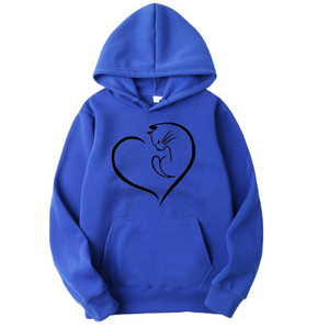 Sudadera con Capucha Unisex Personalizada de Alta Calidad, Color Sólido con Bolsillo, Bordada, Estilo Urbano, 100% Algodón Felpa, 320g para Invierno - Product Image 4