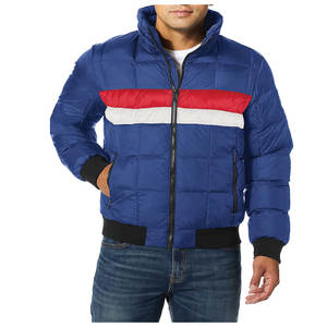 Blouson unisexe, surdimensionné, en coton et polyester, avec logo personnalisé, veste à bulles, en duvet d'oie uni, pour l'hiver - Product Image 2