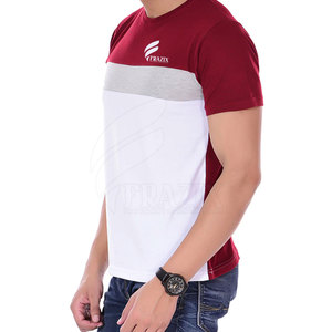 T-shirt pour homme en coton tricoté de qualité supérieure, personnalisable, respirant, à manches courtes, style streetwear - Product Image 2