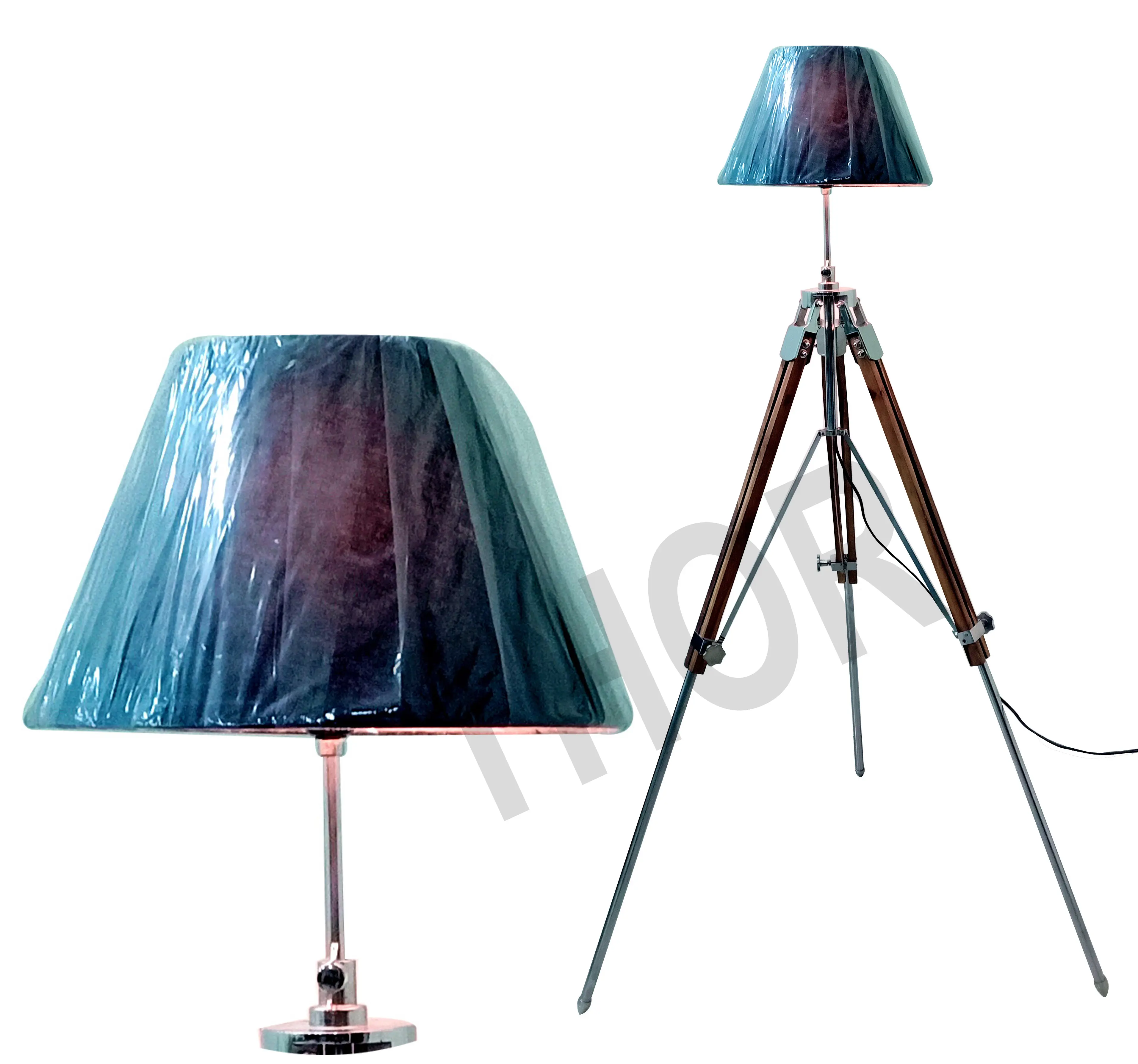 Vintage Classic Wood Tripod Floor Lamp Designer Decor Marine Tripod Floor Lamp Home Decorative