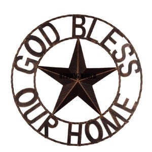 Étoile rustique en métal Étoile design artisanale de qualité supérieure Étoile murale en métal de taille personnalisée Vente en gros - Product Image 5