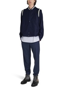 Veste de baseball Letterman de haute qualité au design personnalisé Vêtements de sport décontractés avec veste de survêtement en tissu léger Vente en gros - Product Image 2