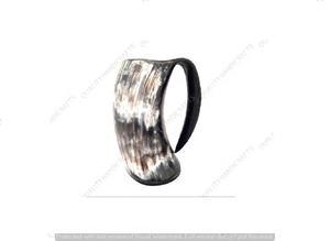 Nuevo diseño más vendido de cuerno vikingo para beber jarra de cerveza vikinga hecha con cuerno natural de la India por Quality Handicrafts - Product Image 4