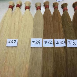 Extensions de cheveux humains Remy 100% humains, sans enchevêtrement, à Double dessin, extrémité épaisse, en vrac, provenant du Vietnam - Product Image 6