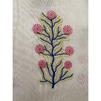 100% coton main bloc imprimé blanc et bleu tissu de courtepointe Style indien pour couverture rideaux couture écharpes et tissu décoratif