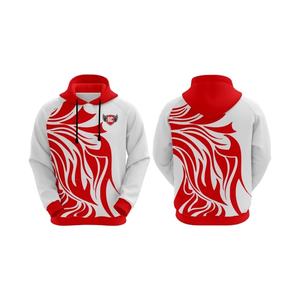 Pull à capuche ODM pour hommes 100% polyester polaire anti-rétrécissement technique d'impression bouffante d'hiver coupe surdimensionnée tailles XS à 6XL disponibles - Product Image 1