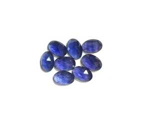 พลอยไอโอไลต์ธรรมชาติคุณภาพสูง Vivaaz Gems IOLITEOCT AAA ขนาด 3x4 มม. รูปทรงวงรีแบบหลวม ตัดแบบโรสคัท คาโบชอง เล่นสีได้ดี - Product Image 1