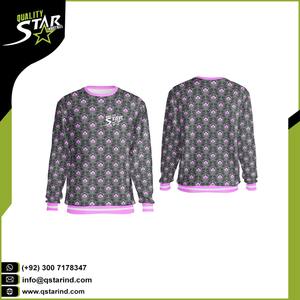 Sudadera de gran tamaño con Logo personalizado para hombre, ropa para parte superior masculina, con cuello redondo, Unisex - Product Image 4