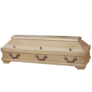 Standar Padat Padat Kayu Supply Pemakaman Peti Mati Kotak