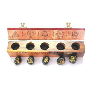 Juegos de piedras talladas, elementos geométricos - Product Image 1