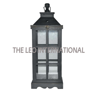 Lanterne en fer et verre, design moderne, décoration élégante, standard, de qualité supérieure, luxe - Product Image 4