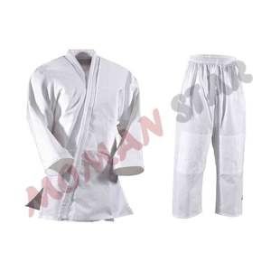 ชุดเทควันโดคุณภาพสูงแบบ OEM ผลิตตามสั่ง ผ้าฝ้าย 100% ชุดศิลปะการต่อสู้ พร้อมสีและโลโก้ที่กำหนดเองได้ สำหรับผู้ใหญ่ทุกเพศ - Product Image 1