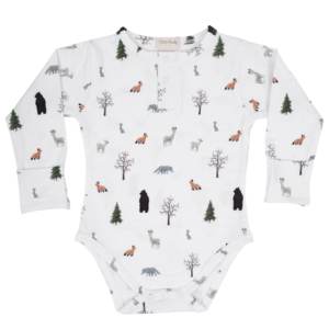 Monos estampados de algodón para bebés, niños y niñas, de manga larga - Product Image 2