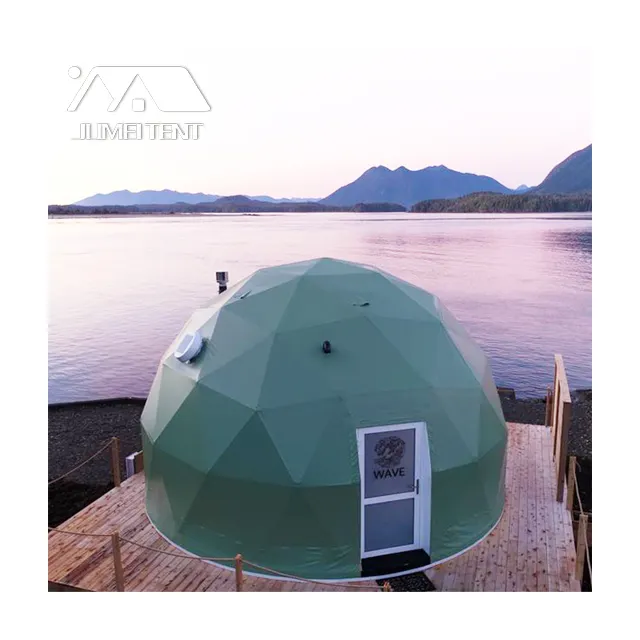 Rõ Ràng Span Không Thấm Nước Yurt Trang Chủ Đặc Biệt Geodesic Winter Dome Tent Trang Chủ Cho Khu Nghỉ Mát