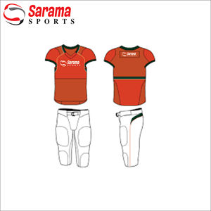 Nuevo 2022 diseño de fútbol americano personalizado sublimado uniforme de fútbol americano, - Product Image 1