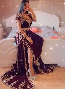 STUNNING STYLISH KARAKOU CAFTAN DRESS EMBROIDERY of DABKA, CRYSTAL GLASS BEADS,GLASS STONE WORK for PARTY-WEAR @ 2022 - Product Image 2