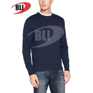 Spécialement fait qualité lourde 100% coton polaire pull col rond hommes pull chemise conceptions personnalisées impression OEM Service chemises - Product Image 6