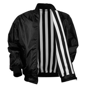 Adult Softball Umpire Full Zip Jacket Solid Baseball Umpire <b>Shirts</b> & Jackets with Shoulder Stripes Canvas Fabric - Product Image 5