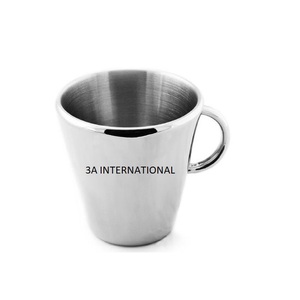Tasse polie brillante de matériel de qualité de haute qualité avec tasse à boire de bière de thé d'eau de poignée - Product Image 6
